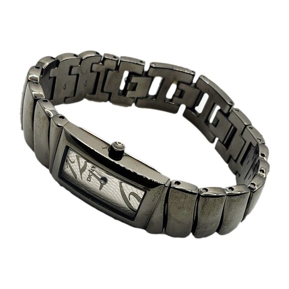 DKNY Ladies Bracelet Watch White and Grey